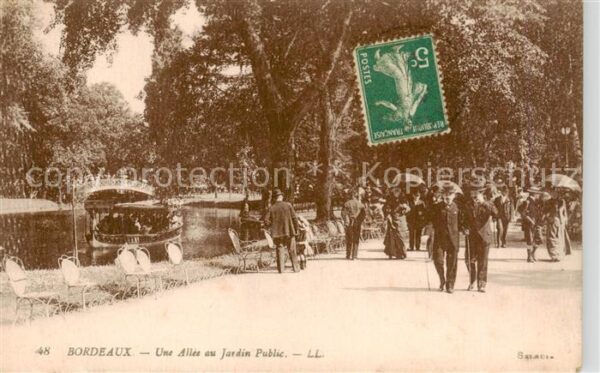 Bordeaux 33 Une Allee au Jardin Public