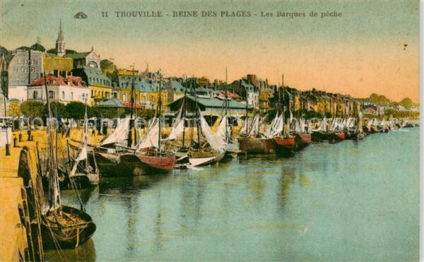 Trouville-sur-Mer Les barques de pêche