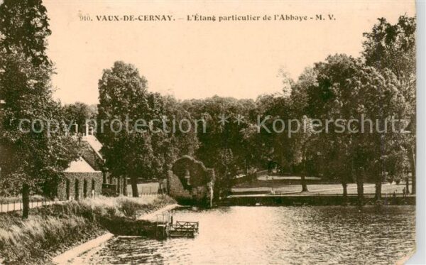 Vaux de Cernay Les Etang particulier de l abbaye