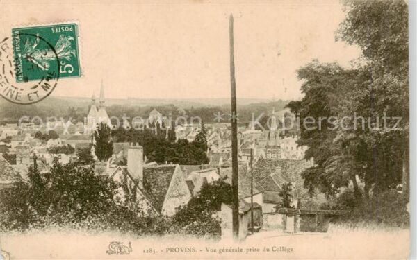 Provins 77 Seine-et-Marne Vue Generale prise du College