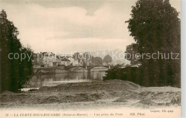 La Ferte-sous-Jouarre 77 Vue prise du pont
