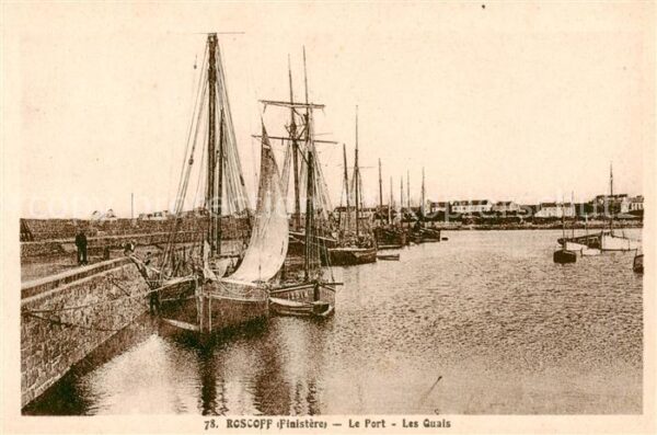 Roscoff 29 Finistere Le port et les quais