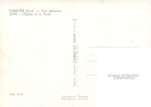 Conches-en-Ouche 27 Eure Eglise et la forêt vue aérienne – Bild 2