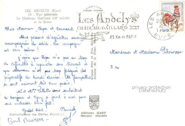 Les Andelys Chateau Gaillard 12e siècle et la Seine – Bild 2