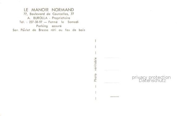 Paris 75 Le Manoir Normand – Bild 2