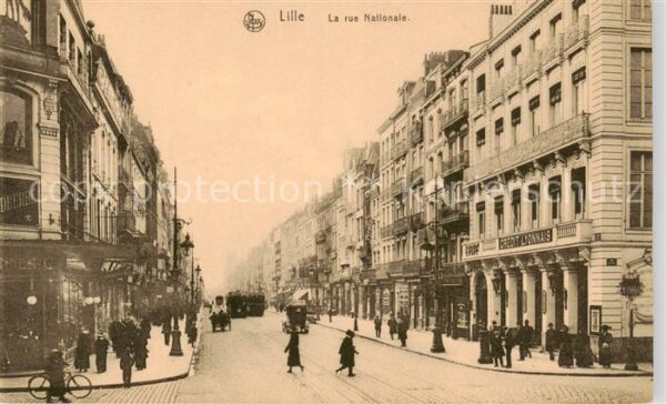 Lille 59 La rue Nationale