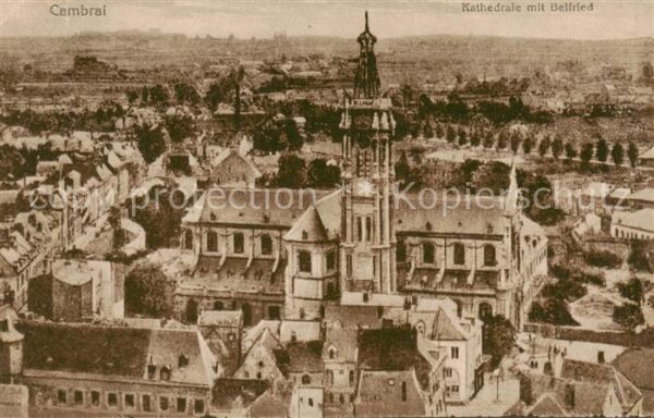 Cambrai 59 Nord Kathedrale mit Belfried