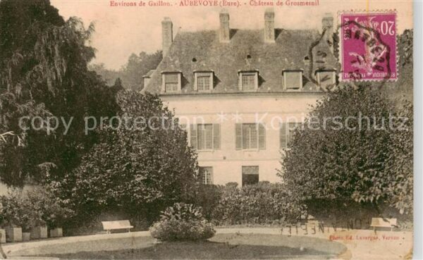 Aubevoye 27 Eure Chateau de Grosmesnil