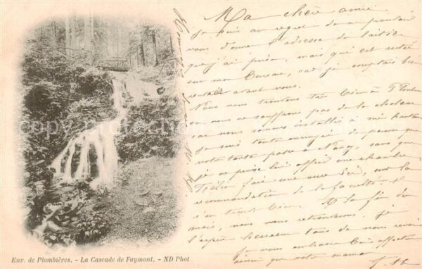 Plombieres-les-Bains 88 Vosges La Cascade de Faymont
