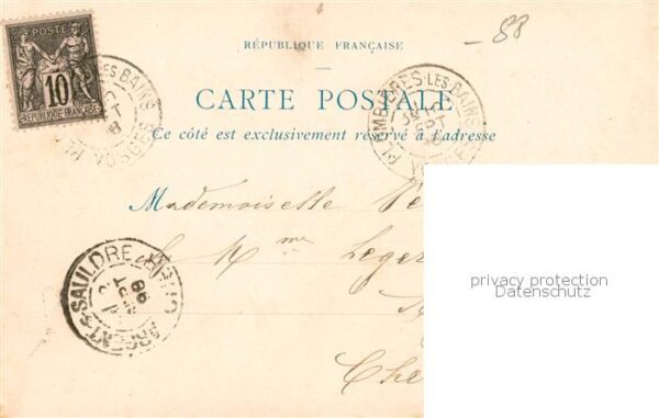 Plombieres-les-Bains 88 Vosges La Cascade de Faymont – Bild 2
