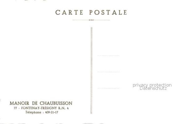 Fontenay-Tresigny 77 Seine-et-Marne Manoir de Chaubuisson – Bild 2