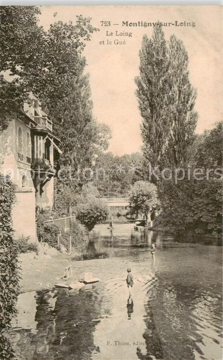 Montigny-sur-Loing Le Loing et le Gue