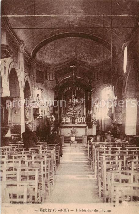 Esbly Interieur de l'Eglise