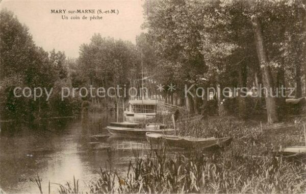 Mary-sur-Marne Un coin de peche