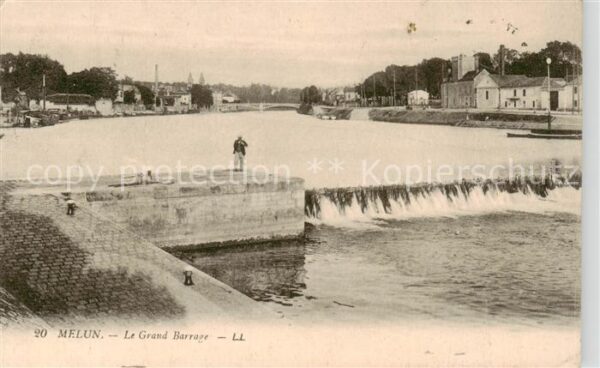 Melun 77 Le Grand Barrage