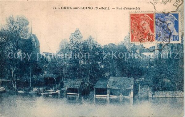Grez-sur-Loing 77 Seine-et-Marne Vue d_ensemble