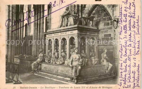 Saint-Denis  93 Seine La Basilique Tombeau de Louis XII et d’