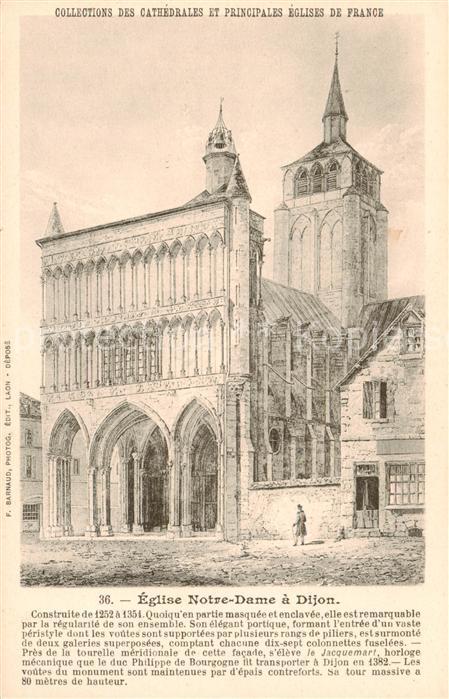 Dijon 21 Cote-d Or Eglise Notre Dame