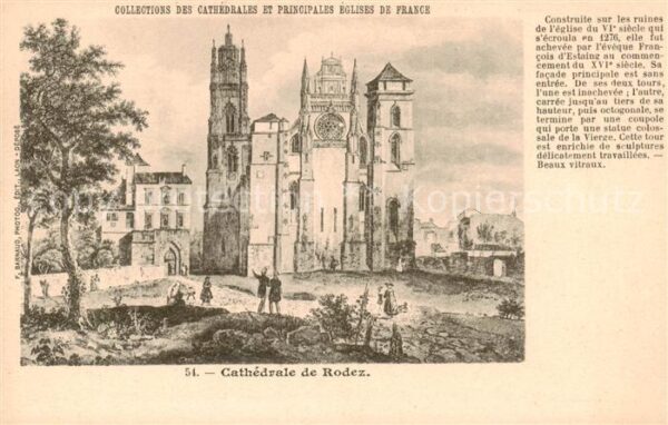 Rodez 12 Aveyron Cathedrale de Rodez