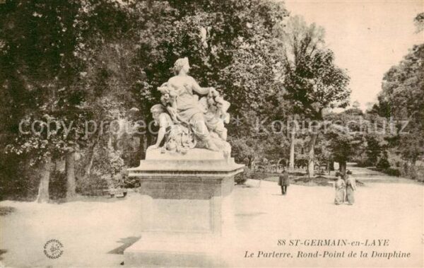St-Germain-en-Laye 78 Yvelines Le Parterre Rond Point de la Dauphine