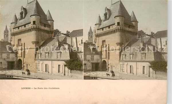 Loches 37 Indre-et-Loire La porte des Cordeliers