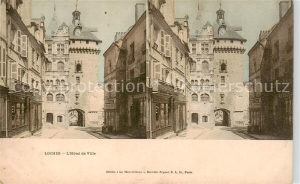 Loches 37 Indre-et-Loire l_Hôtel de ville