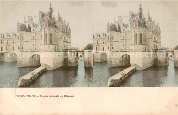 Chenonceaux 37 Indre et Loire Facade orientale du Chateau