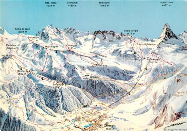 Zermatt VS Panoramakarte