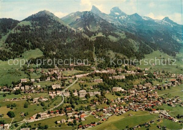 Leysin VD La Berneuse Tours d’Ai Vue aerienne