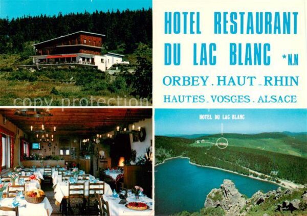Orbey Haut Rhin Hotel Restaurant du Lac Blanc Vue aerie