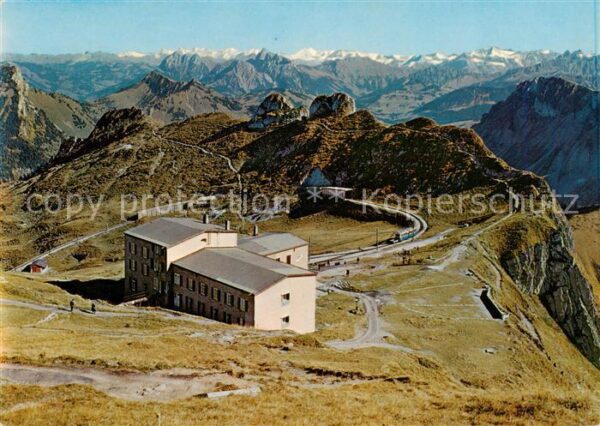 Rochers de Naye Grand Hotel des Rochers Vue aerienne