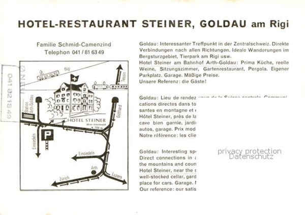 Goldau Arth SZ Hotel Restaurant Steiner – Bild 2