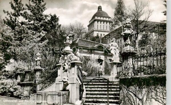 Zuerich ZH Universität und Rechbergbrunnen