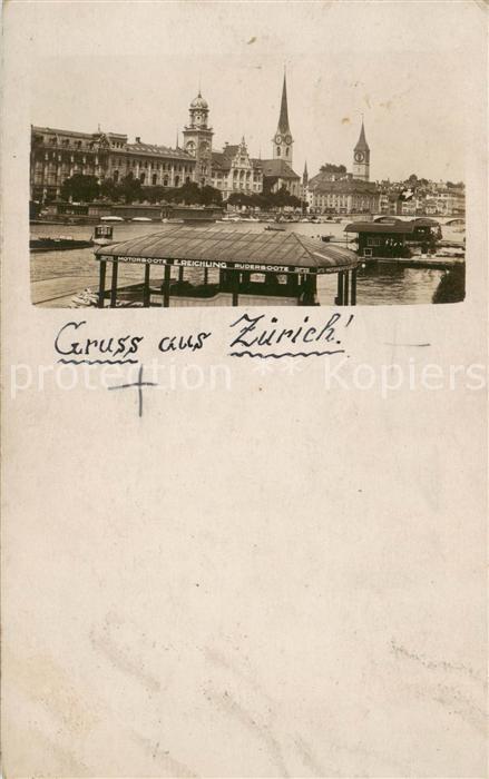 Zuerich ZH Stadtansicht