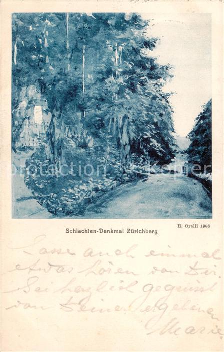 Zuerichberg ZH Schlachten Denkmal