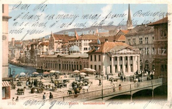 Zuerich ZH Gemüsebrücke