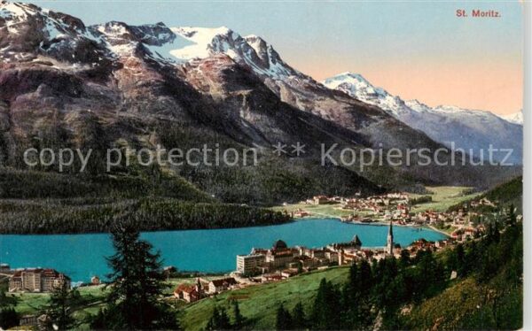 St Moritz Bad GR Panorama