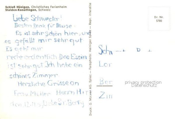 Stalden Konolfingen BE Schloss Hünigen Christl Ferienheim – Bild 2