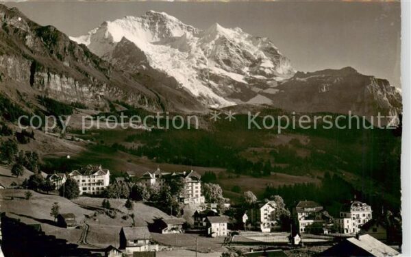 Wengen  BE mit Jungfrau