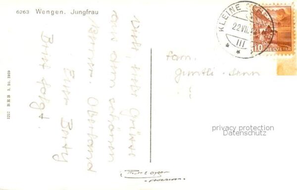 Wengen  BE mit Jungfrau – Bild 2
