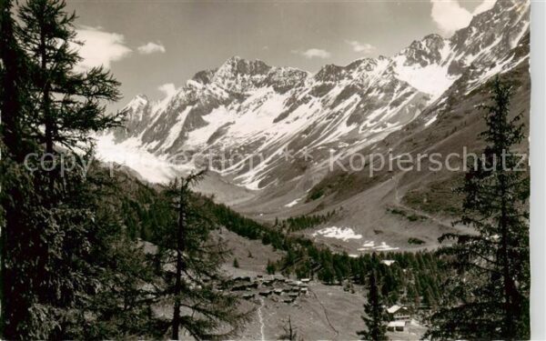 Loetschental VS Fafleralp mit Sattelhorn und Schienhorn