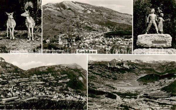 Goldau Arth SZ Natur und Tierpark Panorama Bergsturz D