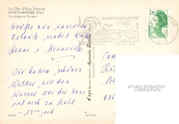 Sainte-Maxime-sur-Mer 83 La plage et le port – Bild 2