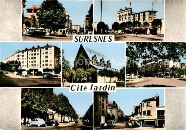 Suresnes 92 Hauts-de-Seine Cite Jardin Vue partielle
