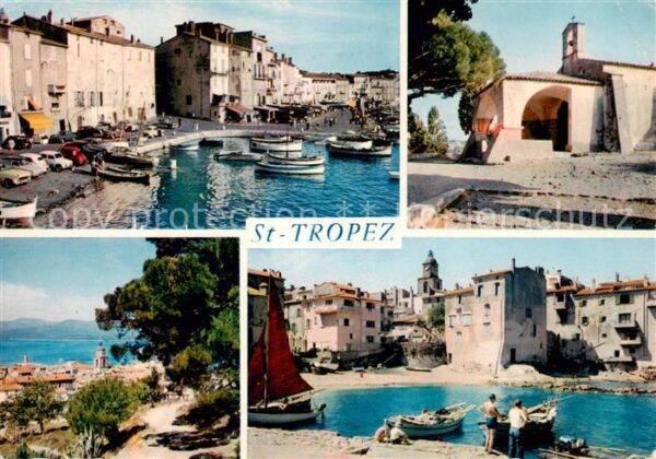 Saint Tropez Var Le quai Jean Jaures et le quai Bailli d