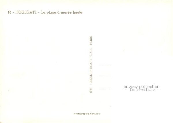 Houlgate 14 Calvados La plage a maree haute – Bild 2