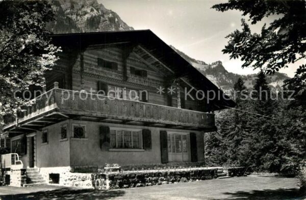 Kandergrund Chalet Riegelsee