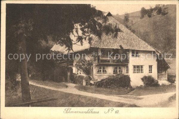 Verlag Elchlepp Nr. 13 Schwarzwaldhaus