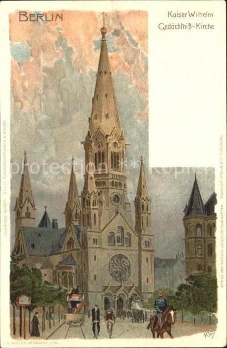 Kley Berlin Kaiser Wilhelm Gedächtniskirche