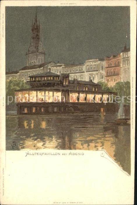 Biese Carl Karl Alsterpavillon Hamburg